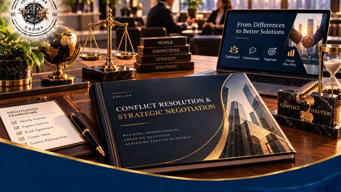 CONFLICT RESOLUTION & STRATEGIC NEGOTIATION